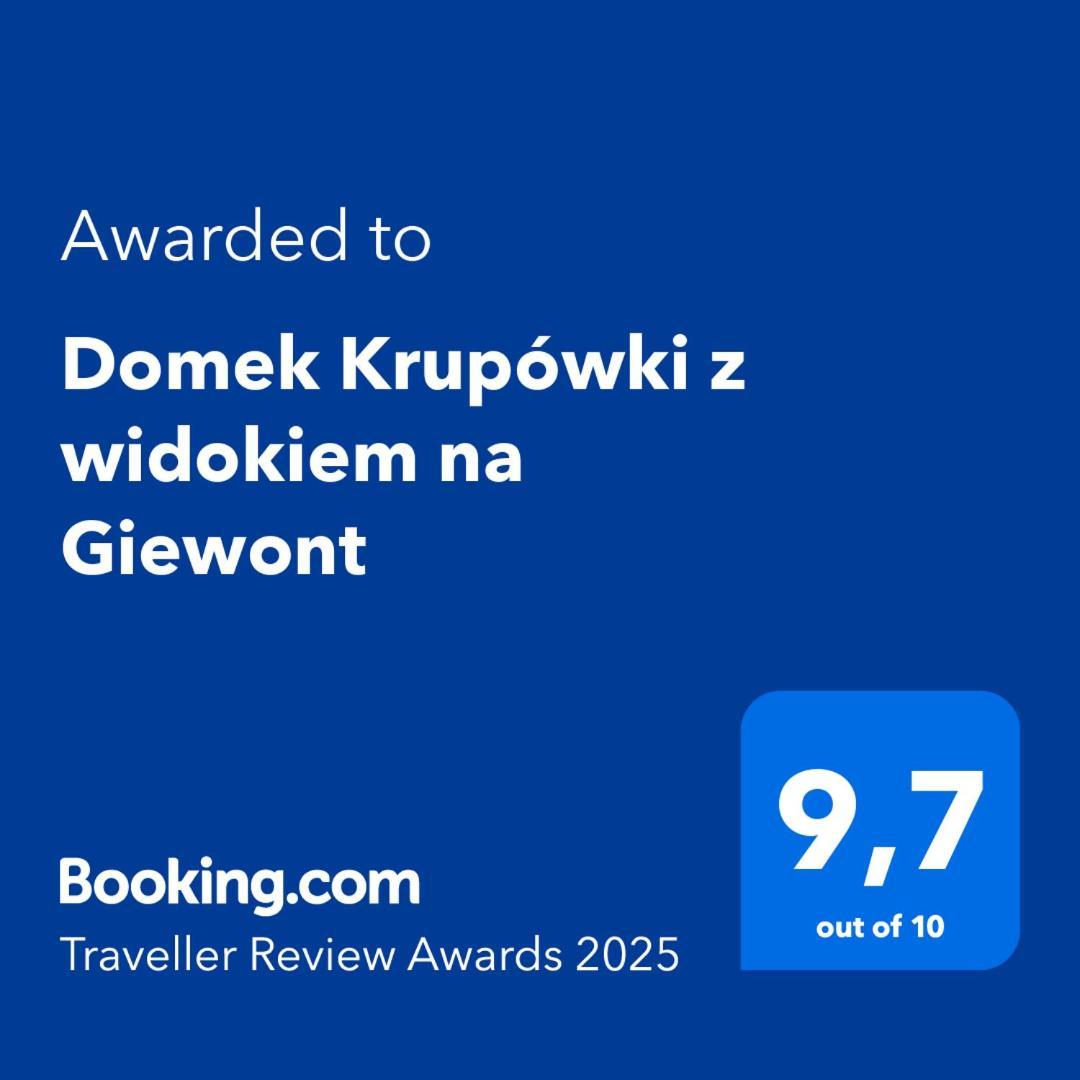 Domek Krupowki Z Widokiem Na Giewont Закопане Экстерьер фото